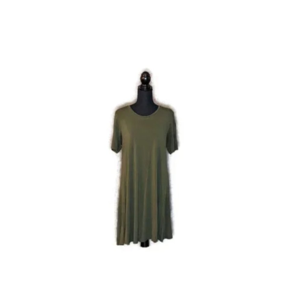 Dip Green High Low Dress